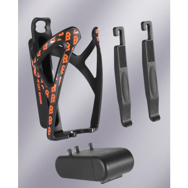 Gọng Bình Nước Xe Đạp Kiêm Hộp Đựng Tool + Cây Nạy Vỏ BC014
