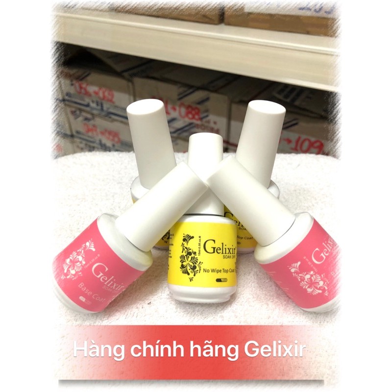 Sơn bám Base Gelixir và sơn bóng Top Gelixir