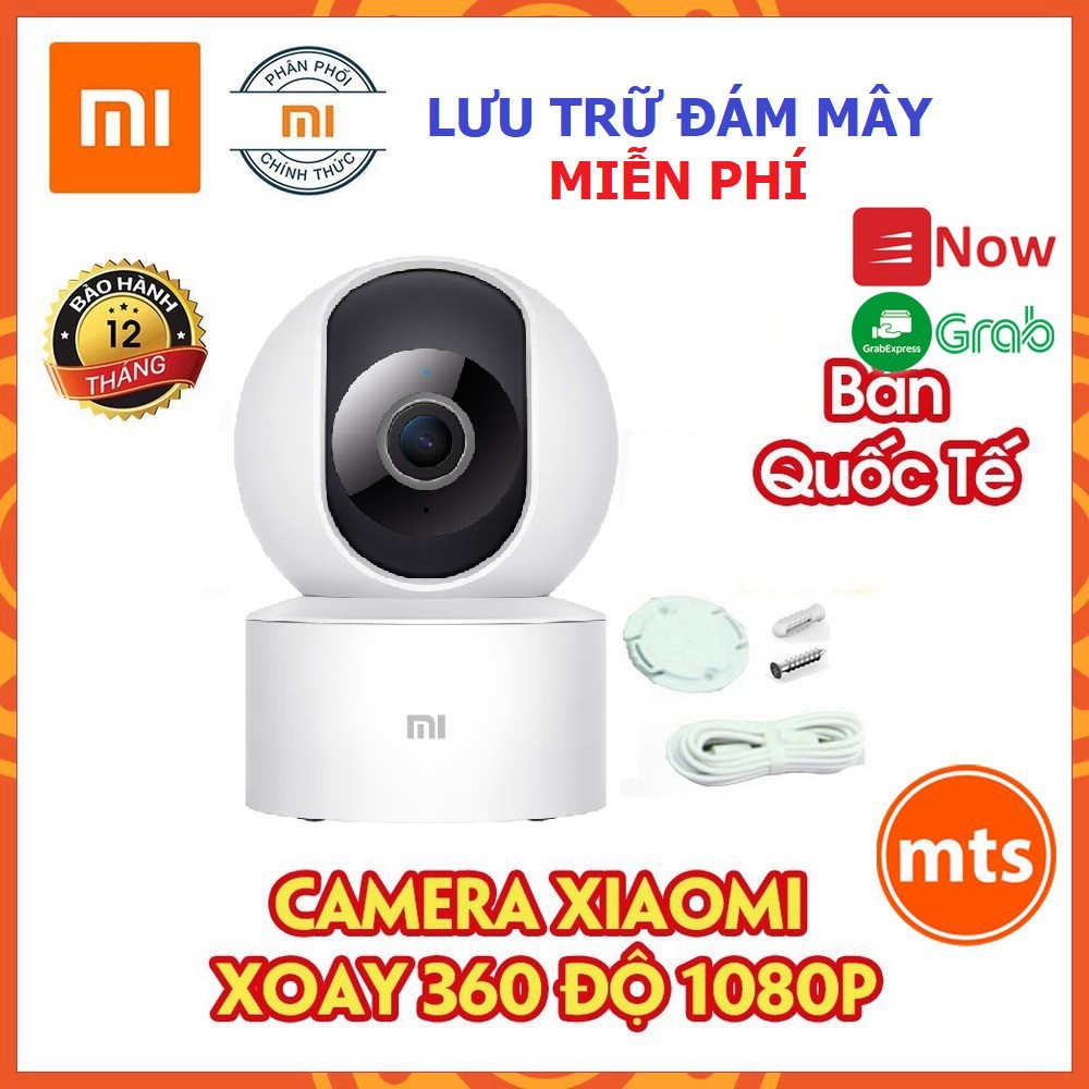 Camera ip xoay 360 độ Xiaomi Mijia 1080p 2021 Quốc tế Chính Hãng DWG BH 12 tháng Lưu trữ đám mây miễn phí- Minh Tín Shop