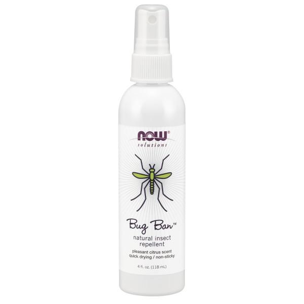 Mỹ phẩm Now solutions Bug Ban Natural Insect Repellent bảo vệ da ngăn ngừa các loại côn trùng đốt chai 118ml