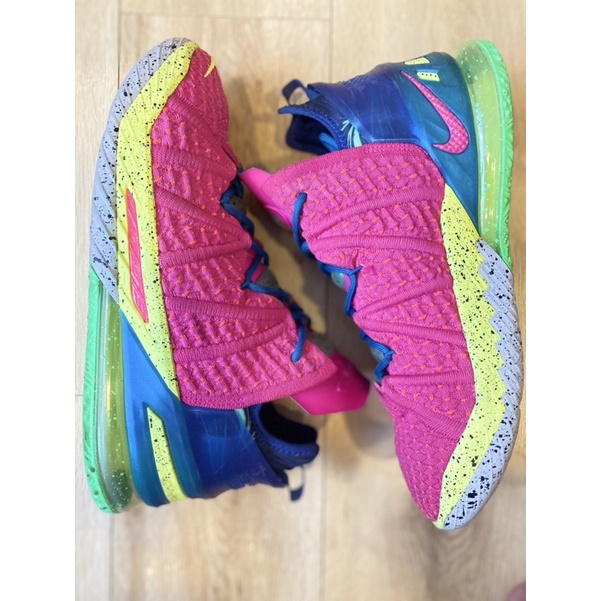 Giày LEBRON 18 LA BY NIGHT SIZE 10.5