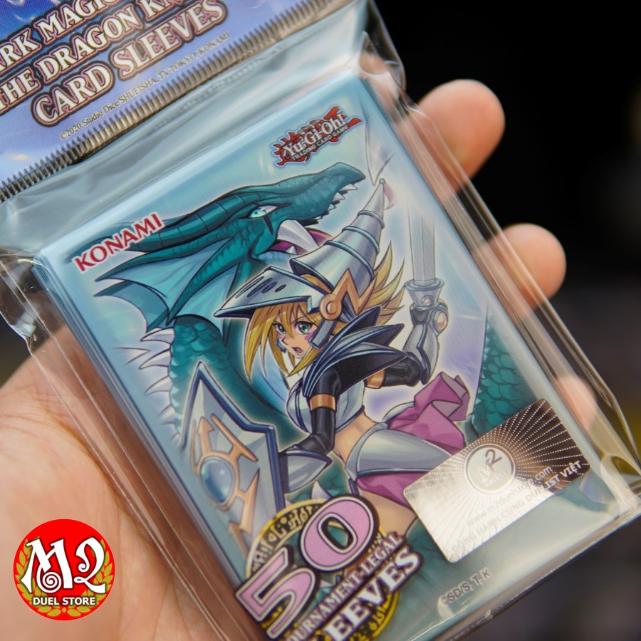 Bọc bài yugioh Dark Magician Girl the Dragon Knight Card Sleeves - 50 cái nguyên seal - Kích thước 63x90 mm