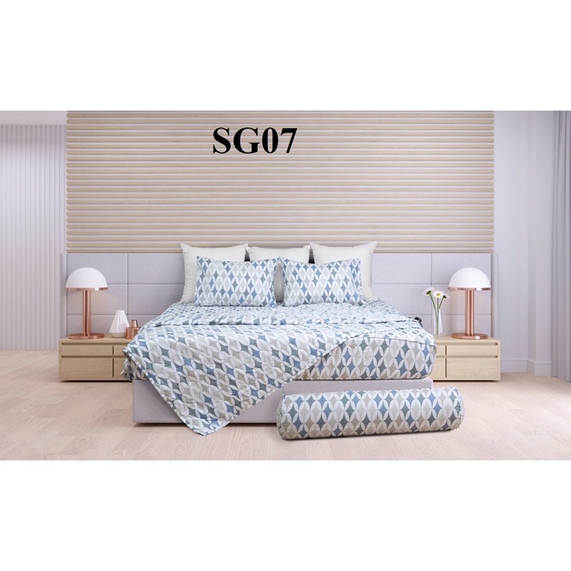Set ga chun HANVICO (1 ga bọc + 2 gối nằm + 1 gối ôm)