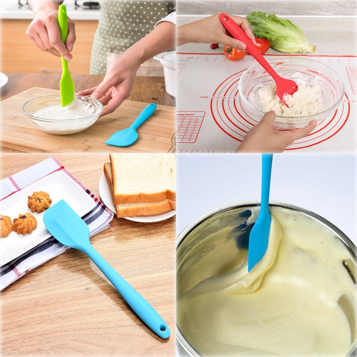 Cây vét bột dẻo - Silicone Spatula 27cm