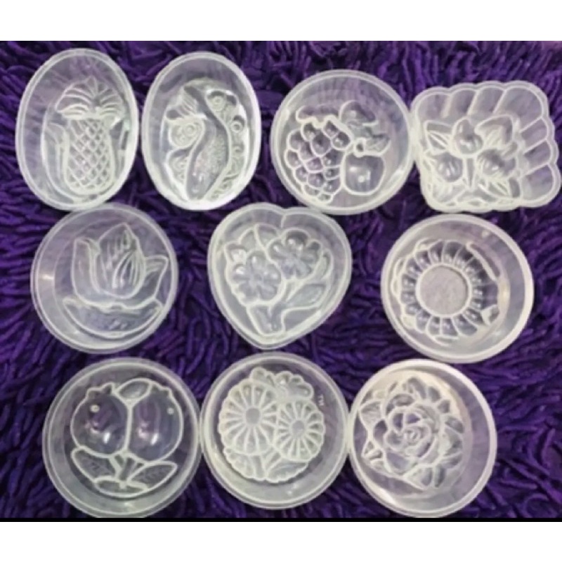 Set 10 Khuôn Làm Rau câu Nhỏ Nhiều Hình