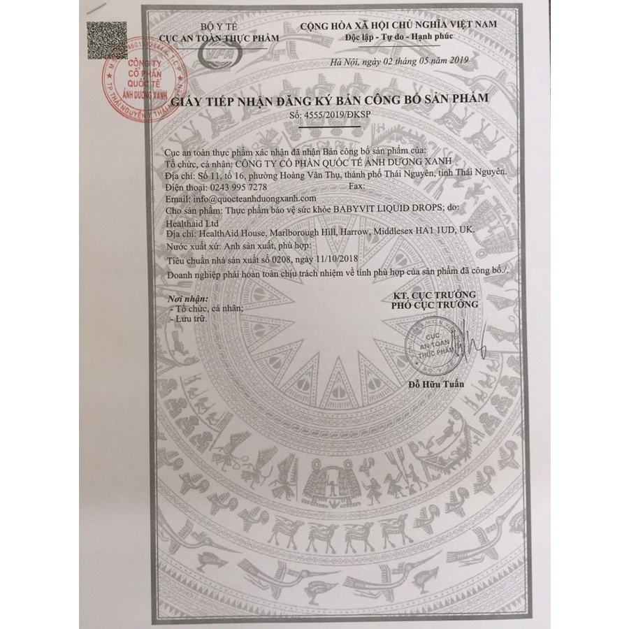 BabyVit Multivitamin Liquid Drops HealthAid Bổ Sung Vitamin Và Khoáng Chất Chất Cần Thiết Cho Trẻ 🎉 Cobo_Pharmacy