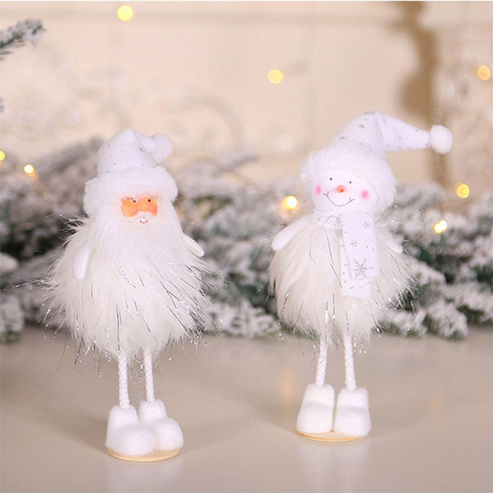 Búp Bê Nhồi Bông Hình Người Tuyết Dễ Thương Trang Trí Giáng Sinh