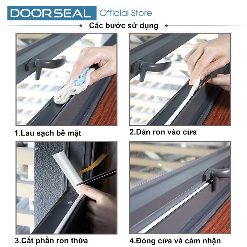 Ron Dán Cửa Sổ Chống Tiếng Ồn, Bụi, Côn Trùng - Doorseal (Vietnam)