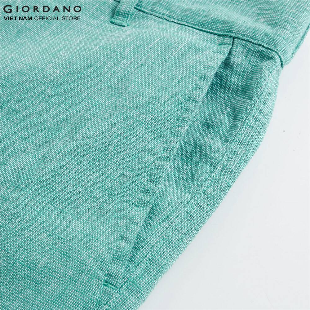 Quần Shorts Linen Nam Giordano 01100217