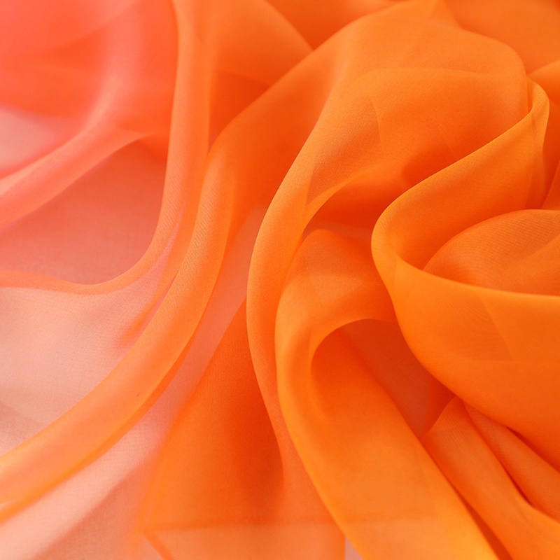 Khăn Quàng Cổ ONERI Bằng Lụa Chống Nắng Màu Gradient Cho Nữ