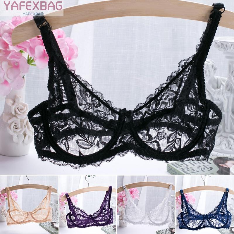 Áo ngực ren hoa xuyên thấu thiết kế gợi cảm cho nữ