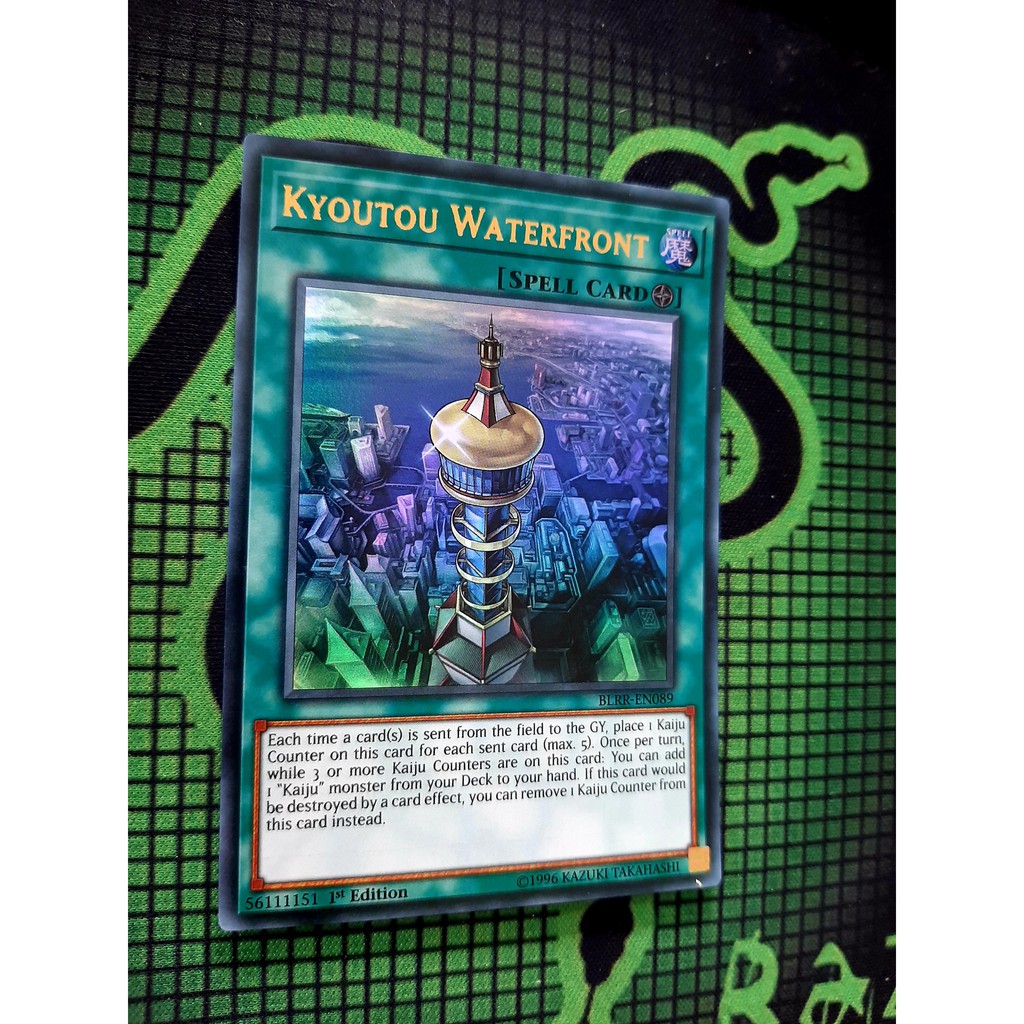 Thẻ Bài Mint90 Yugioh Spell - Kyoutou Waterfront - BLRR-EN089 - Ultra