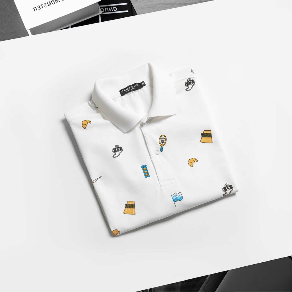 ÁO THUN NAM CỔ BẺ HỌA TIẾT IN KIỂU ĐẸP có big size