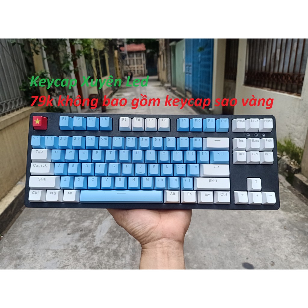 Nút, keycap thay cho bàn phím cơ Edra EK387, Edra EK387 RGB ...