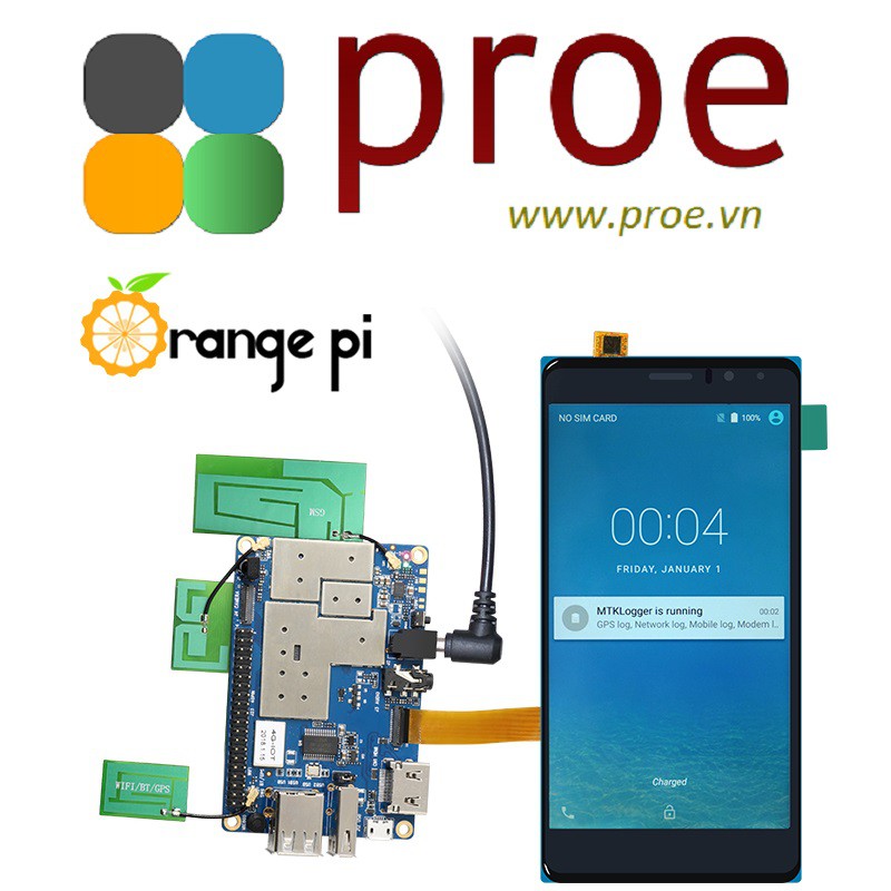 Màn hình Orange Pi 4G-IOT 5.5 inch | WebRaoVat - webraovat.net.vn