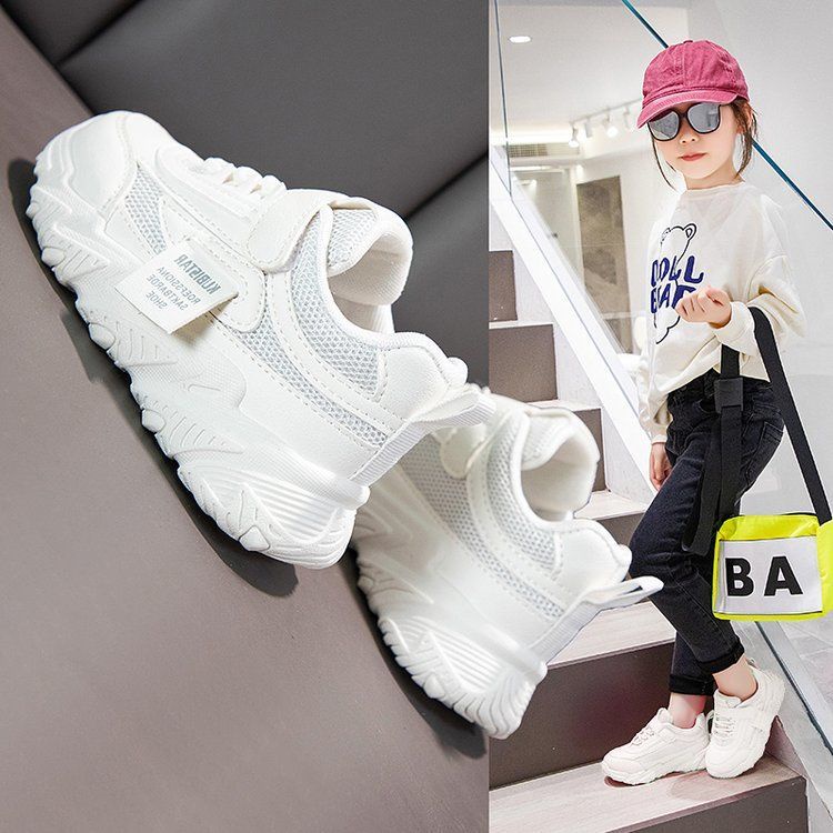 Giày Thể Thao Màu Trắng Thời Trang Xuân Thu Mới Cho Bé Trai Và Gái 2022