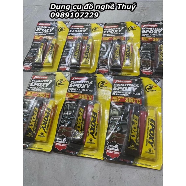 Keo AB Đa Năng Dán Kim Loại Pioneer Durasteel Five Minute Epoxy 35g