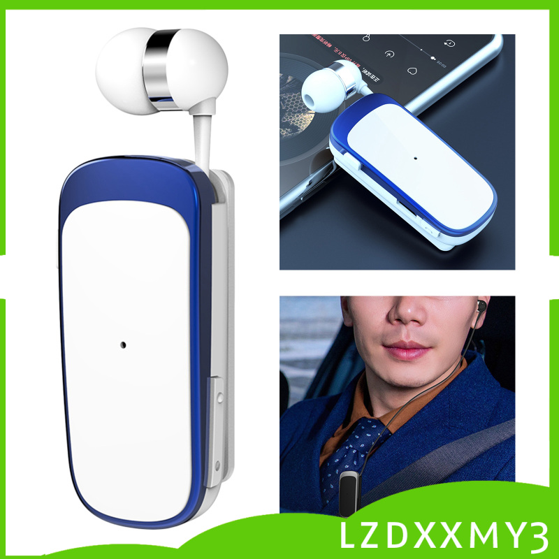 Tai Nghe Bluetooth Cài Áo K52 Có Dây Rút