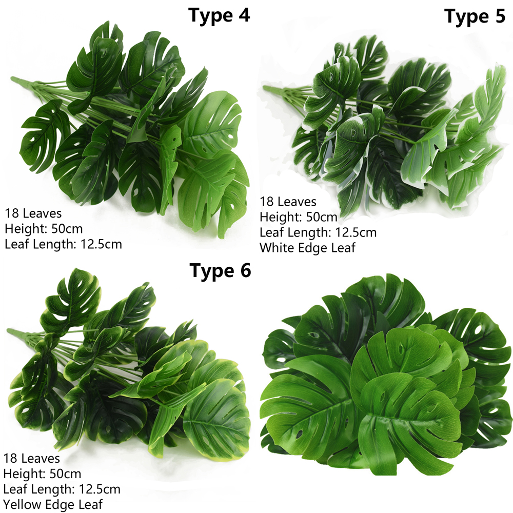 1 Bó Lá Cây Nhân Tạo Dùng Cho Trang Trí