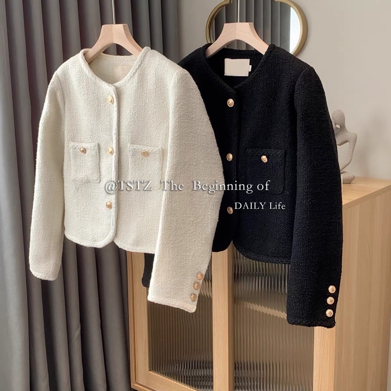 Áo dạ Tweed Tiểu thư