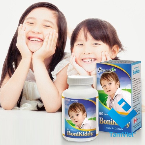 BoniKiddy Hộp 60 Viên - Giúp trẻ ăn ngon, ngủ ngoan, hấp thu tốt,  tăng cường sức đề kháng.