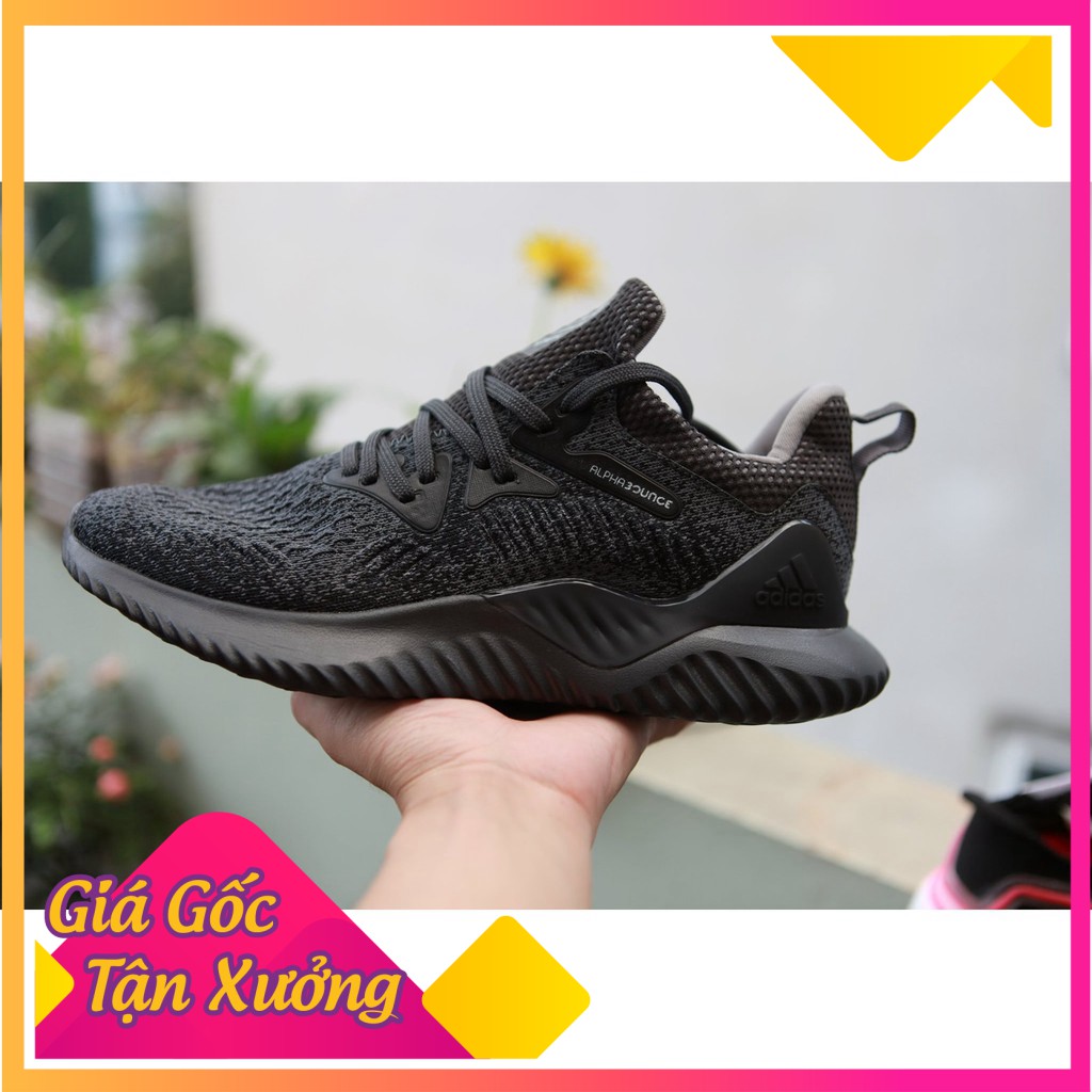 Rẻ vô địch - [ẢNH+VIDEO ]GIÀY SNEAKER ADIDAS ALPHABOUNCE BEYOND MÀU XÁM ĐEN 2019 -Ax123 : new