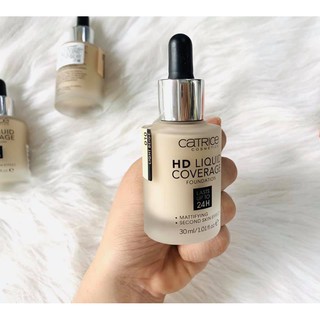 Kem Nền Catrice HD Liquid Coverage 24h – Mỏng Mịn & Lâu Trôi
