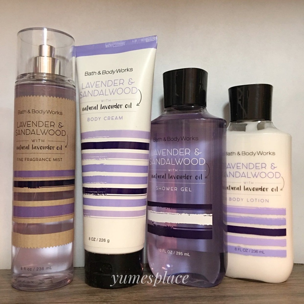 Xịt Thơm Toàn Thân LAVENDER & SANDALWOOD Của Bath and Body Works ____bath.bodyworks