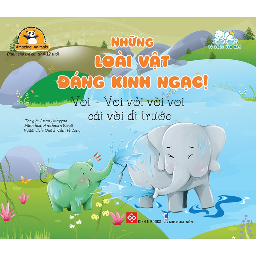 Sách - Những loài động vật đáng kinh ngạc Amazing animals Đinh Tị - bộ 10 cuốn