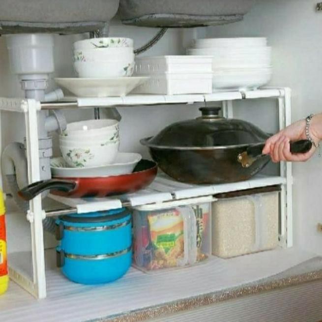 Giá Đỡ 2 Tầng P6J Gắn Dưới Bồn Rửa Chén Nhà Bếp | BigBuy360 - bigbuy360.vn