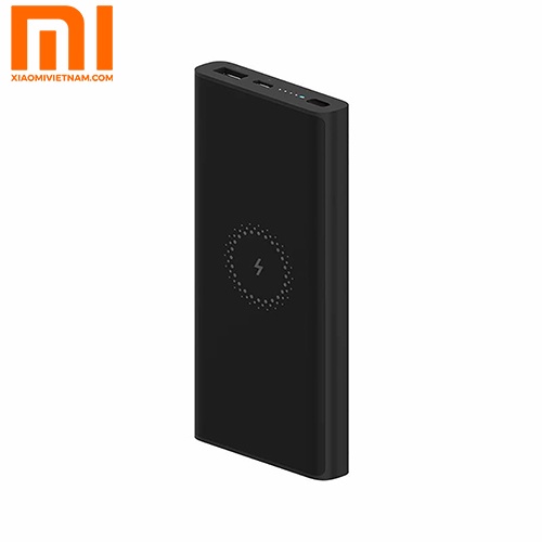 Sạc Dự Phòng Không Dây Xiao-mi Polymer 10000mAh 2021 Sạc nhanh, tặng kèm dây sạc