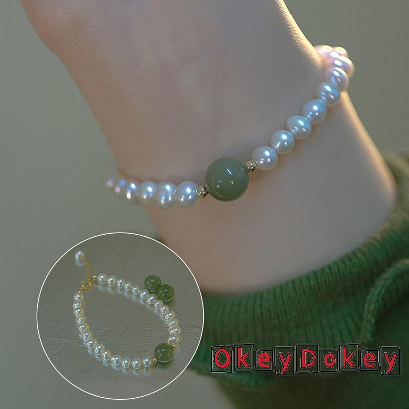 Vòng Tay Chuỗi Hạt Ngọc Trai May Mắn Cho Nữ