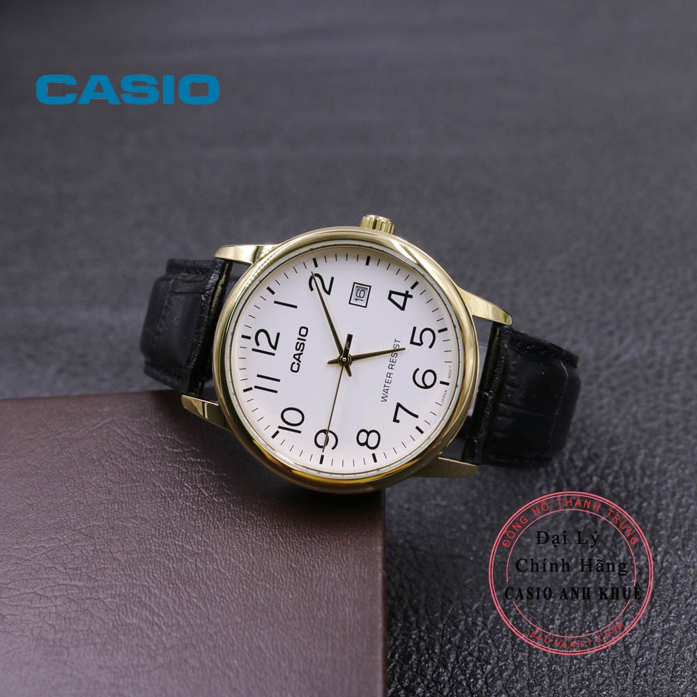 Đồng hồ nam Casio MTP-V002GL-7B2UDF dây da