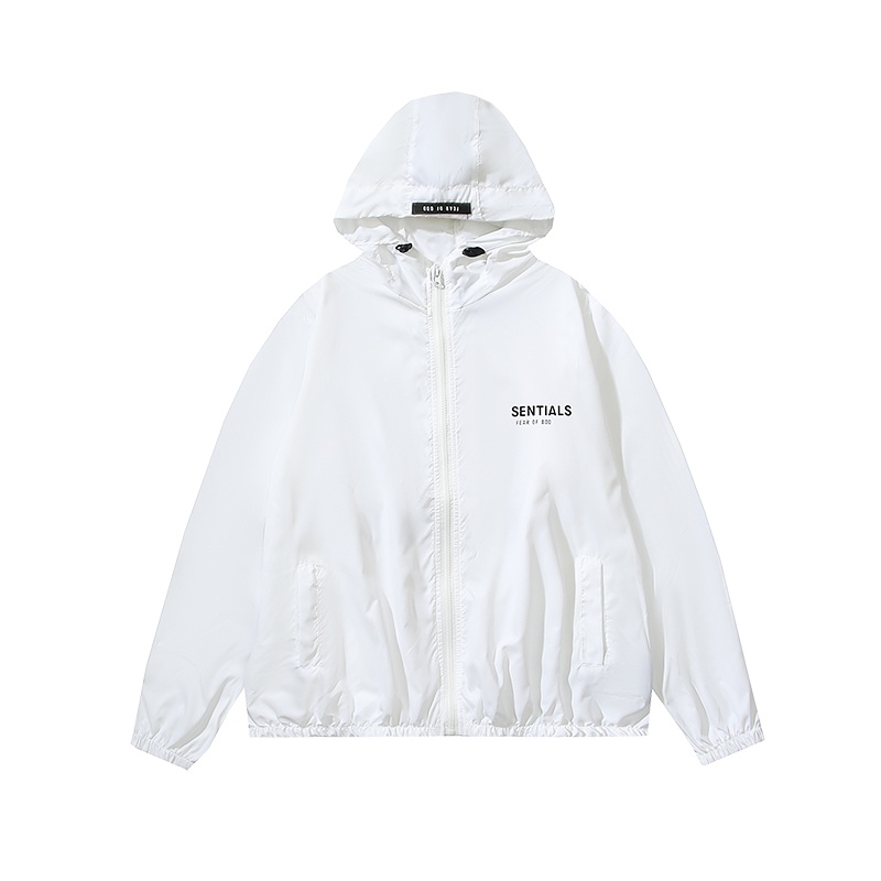 Spot ** Áo Khoác Chống Nắng In Chữ FEAR OF GOD ESSENTIALS Cho Nam Và Nữ