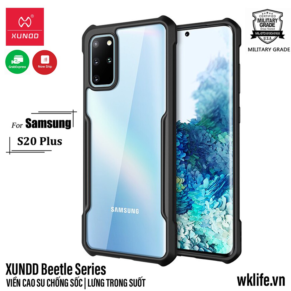 Ốp Samsung S20 Plus Cao Cấp - Chống Sốc Chuẩn SGS - XUNDD