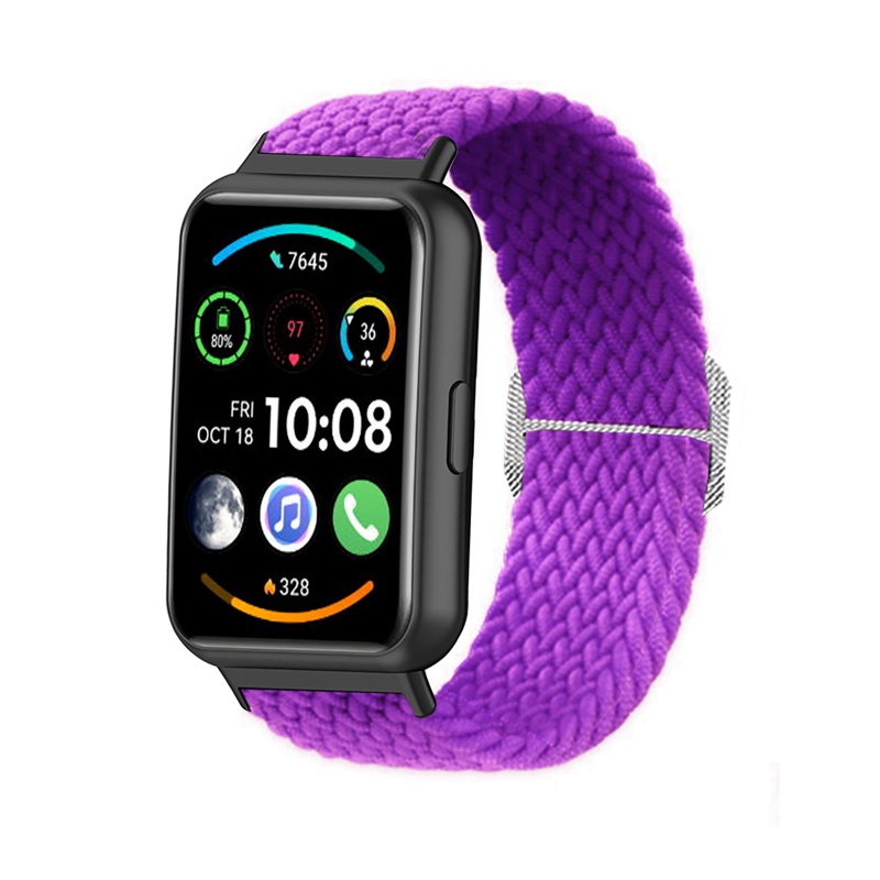 Dây Đeo Nylon Bện Thoáng Khí Cho Đồng Hồ Thông Minh Huawei Iwatch FIT2