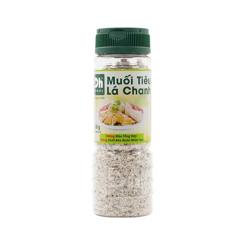 Muối Tiêu Lá Chanh DH FOOD 120G Chính Hãng