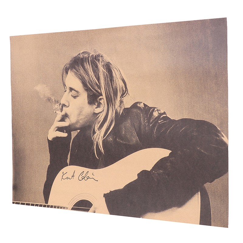 ROCK Tấm Áp Phích Dán Tường Trang Trí Phong Cách Retro