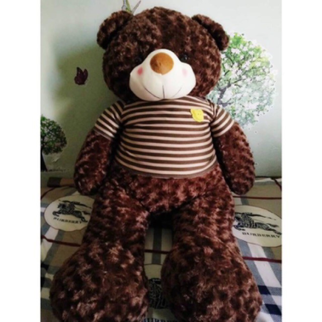 Gấu bông teddy khổ 1m cao 80cm hàng siêu cấp . Bông gòn nhồi bên trong 100% là bông gòn 3D trắng tinh khiết loại 1