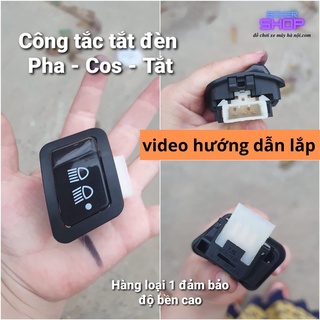 Công tắc tắt đèn thần thánh cho xe đời mới Wave 2021, Vision 2021, AirBlade 2021,v.v - Lắp như zin không đục khoét
