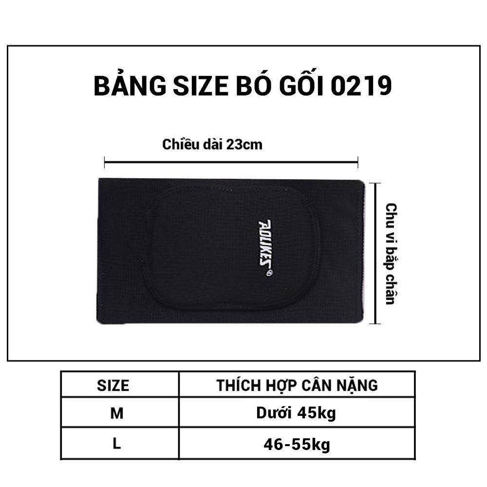 Đai Cuốn Bảo Vệ Đầu Gối Có Đệm Chơi Thể Thao Chính Hãng AOLIKES  AL0219