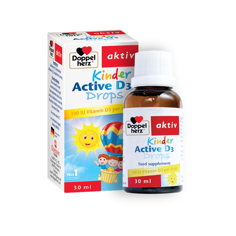 Nhập mã LYBOKMS10 - Vitamin D giọt Kinder Active D3 Drops