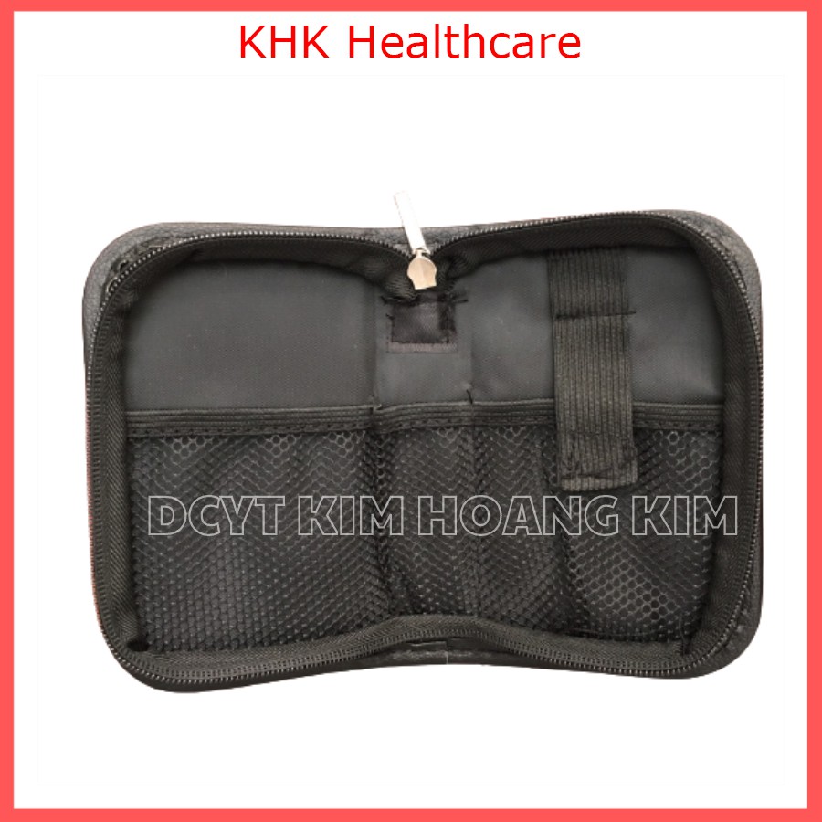 Túi da đựng máy đo tiểu đường Sinocare màu đen