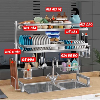 Kệ úp bát đĩa INOX, kệ đựng chén bát bảo hành không han gỉ