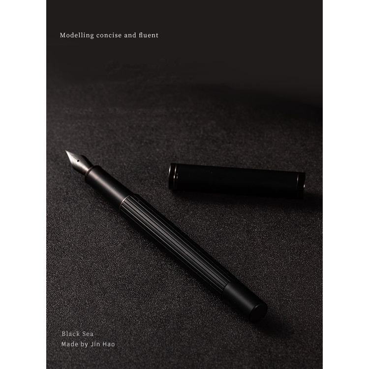 Bút Máy Jinhao 88 Màu Đen Ngòi Mảnh Phong Cách Retro Thanh Lịch Cho Văn Phòng Ký Túc Xá C6257