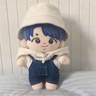 Set áo hoddie yếm jean và mũ