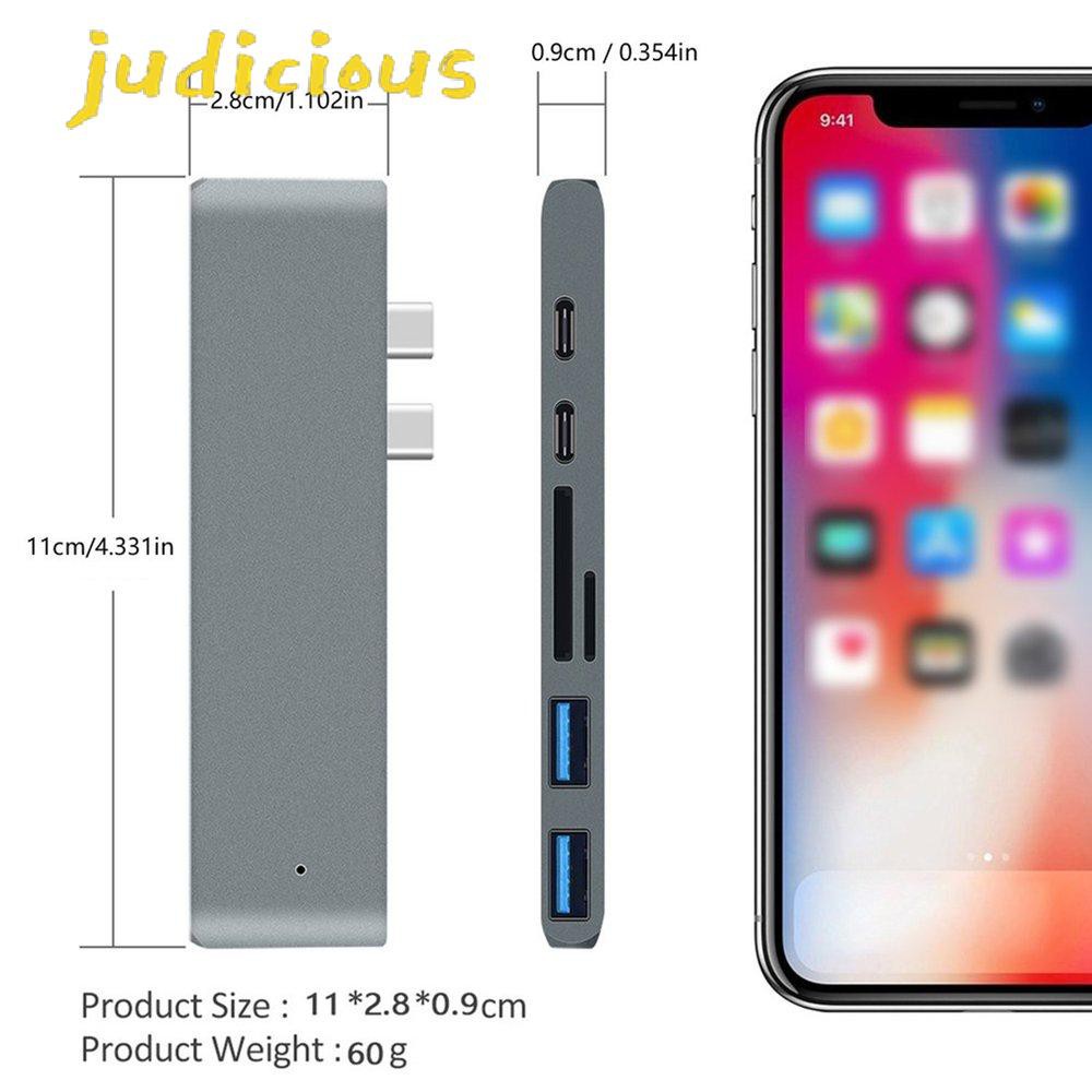 Bộ Chuyển Đổi Hub Usb 3.1 Type-C Sang Hdmi 4k Thunderbolt 3 Usb C Cho Macbook Pro / Air | BigBuy360 - bigbuy360.vn