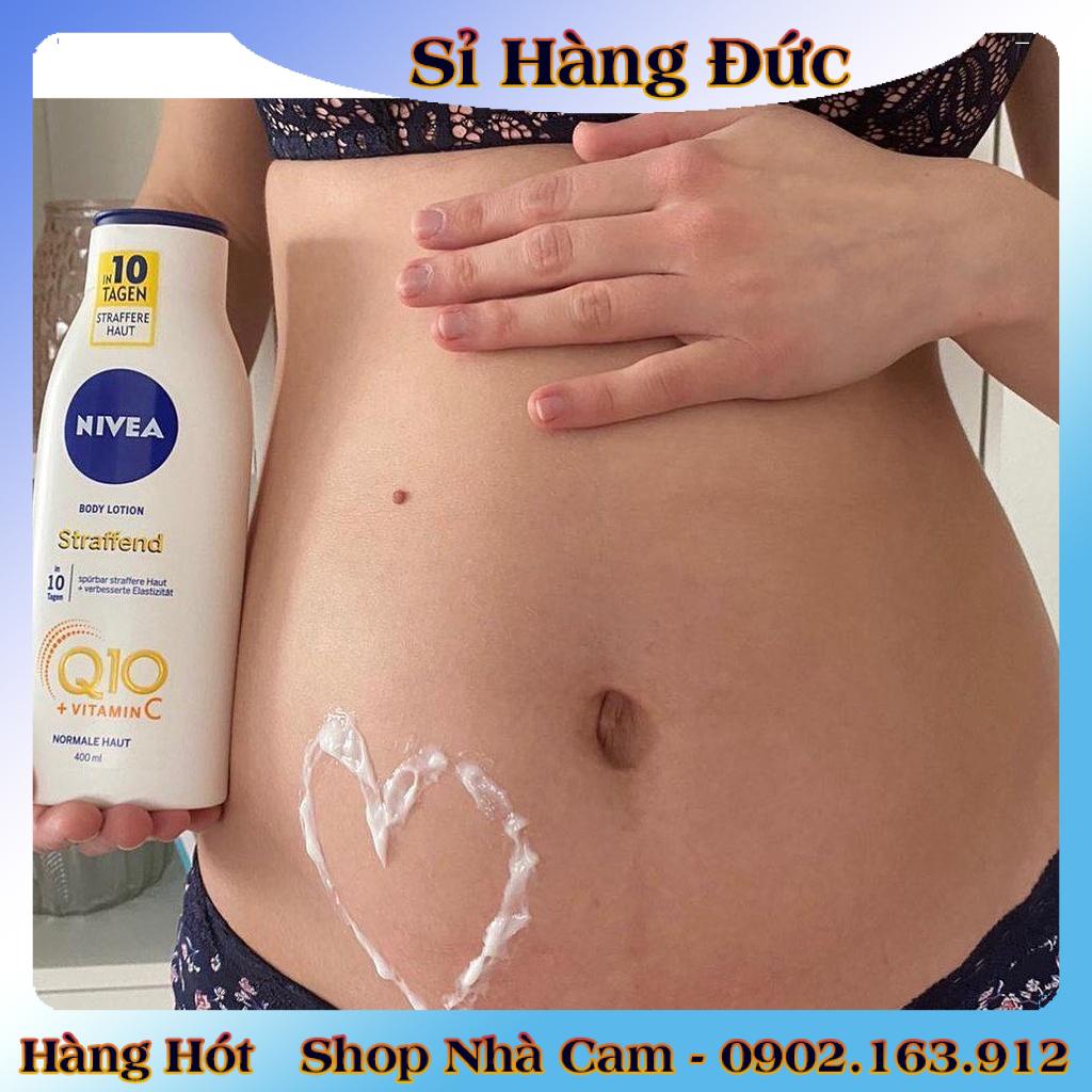 Dưỡng thể Nivea Q10 Vitamin C 400ML giúp sáng da, mềm mịn– Nội địa Đức Đủ Bill [Hot]