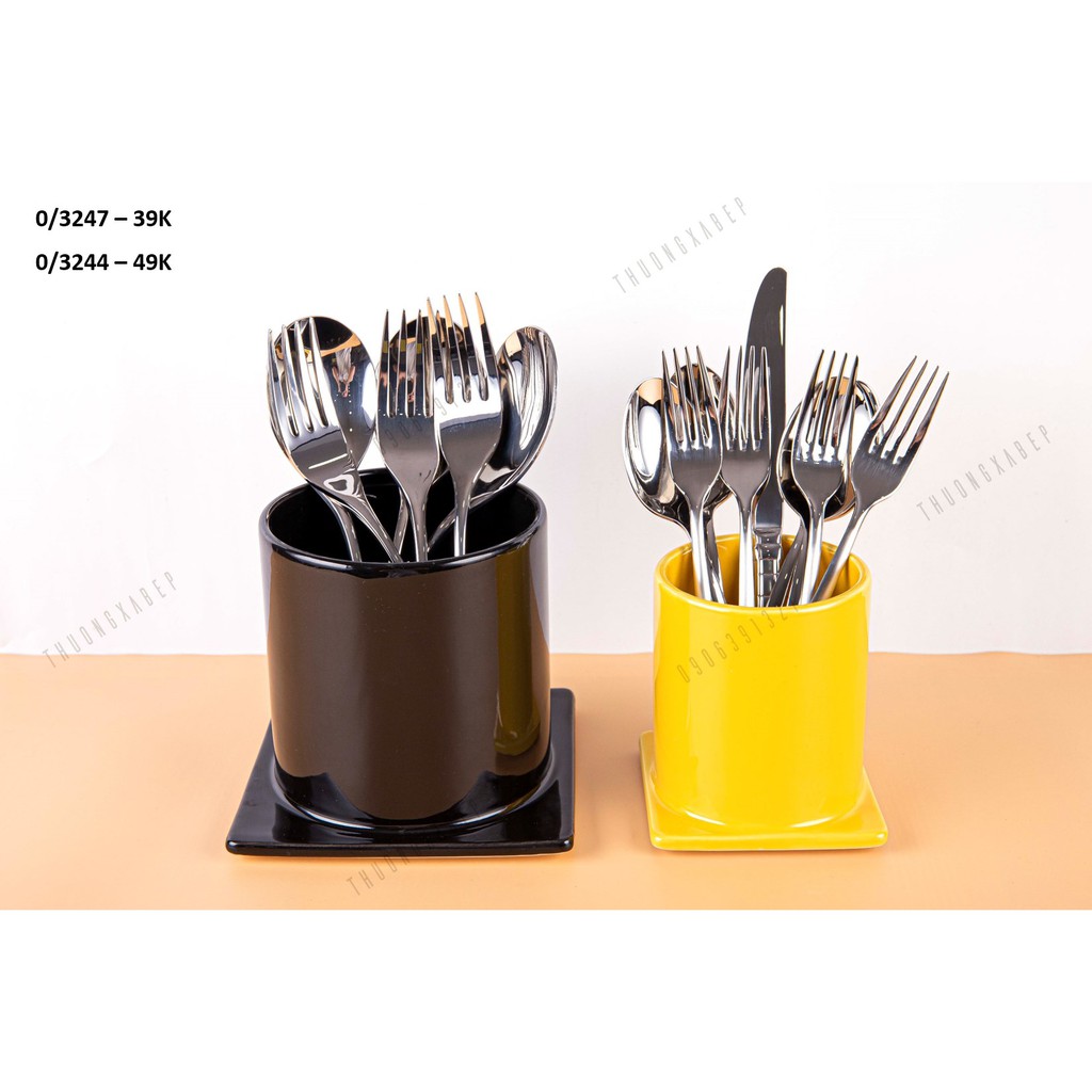 Hủ Sứ Màu Đế Vuông Trưng Bày Cao Cấp