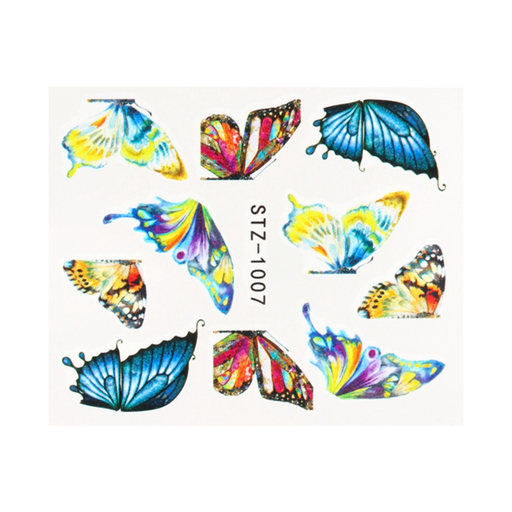[Hàng mới về] Miếng dán móng hình bướm xinh xắn trang trí móng nghệ thuật